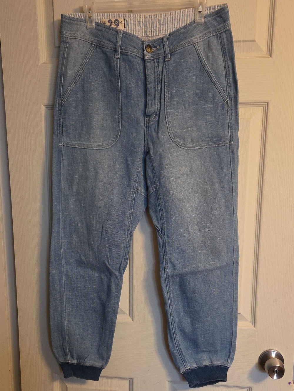 Free People We The Free Skye Relaxed Boyfriend Jogger Jeans Size 29
